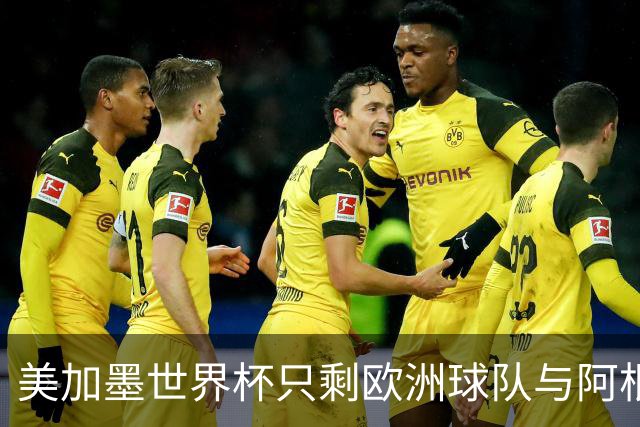 美加墨世界杯只剩欧洲球队与阿根廷队